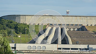 Kruonis Hydro Accumulation Power Plant the only hydro storage power plant in the Baltic States Editorial Stock Photo