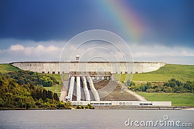 Kruonis Pumped Storage Plant in Lithuania Stock Photo