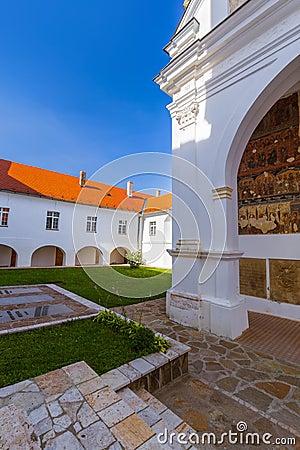 Krusedol Monastery in Fruska Gora - Serbia Stock Photo