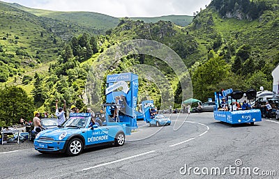 Krys Caravan- Tour de France 2014 Editorial Stock Photo