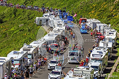 Krys Caravan - Tour de France 2016 Editorial Stock Photo