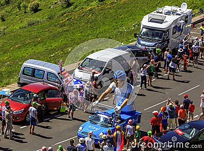 Krys Vehicle - Tour de France 2016 Editorial Stock Photo