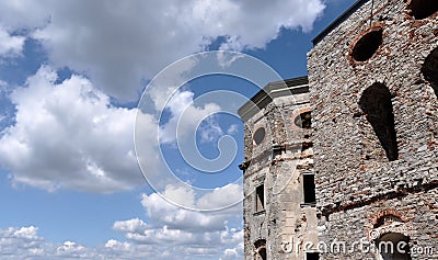 Krzyztopor castle in Poland Stock Photo