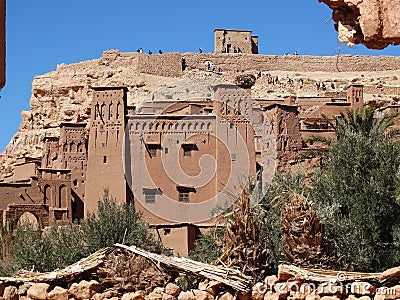 Ksar Ajt Bin Haddu near Warzazat in Morocco Editorial Stock Photo