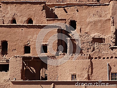 Ksar Ajt Bin Haddu near Warzazat in Morocco Stock Photo