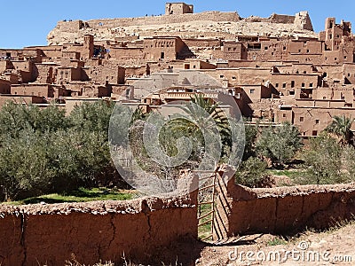 Ksar Ajt Bin Haddu near Warzazat in Morocco Stock Photo