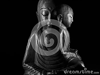 Ksitigarbha sculpture Stock Photo