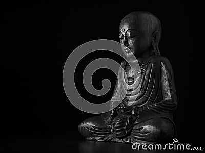 Ksitigarbha sculpture Stock Photo