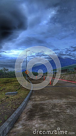 The natural beauty of the mountains Stock Photo