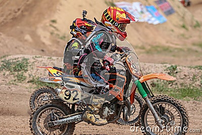 KTM Motocross Fuse racing thailand 2015 Editorial Stock Photo