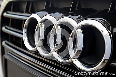 KUALA LUMPUR, MALAYSIA - August 12, 2017: Audi is a German automobile manufacturer that designs, engineers, produces, markets and Editorial Stock Photo