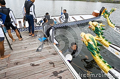 KUALA LUMPUR, MALAYSIA, Dragon Boat Festival Editorial Stock Photo