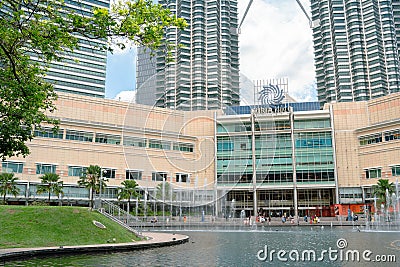 KLCC central park and Suria mall in Kuala Lumpur, Malaysia Editorial Stock Photo