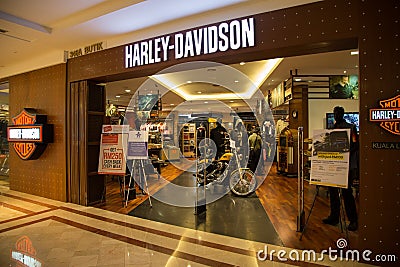  KUALA LUMPUR MALAYSIA SEP 27 HARLEY DAVIDSON Shop In 