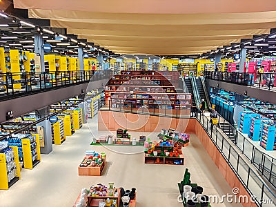 First MR D.I.Y Plus is open in Mid Valley Megamall, Malaysia. Editorial Stock Photo