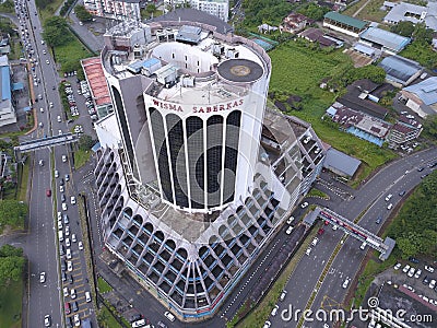 Kuching: The Capital of Sarawak - The Landmark Buildings and Tourist Attraction areas of the City Editorial Stock Photo