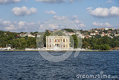 Kucuksu Kasri Palace in Istanbul Stock Photo