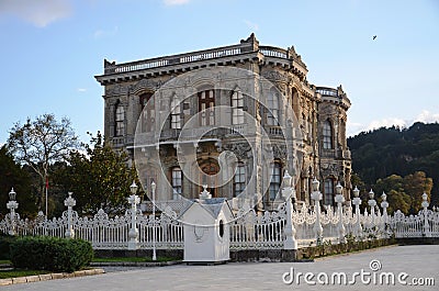 Kucuksu pavilion, Istanbul, landscape full of history, ottoman work of art Stock Photo