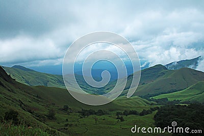 Kudremukh Peak Stock Photo