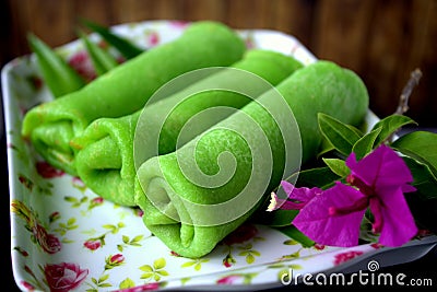 Kuih Lenggang Stock Photo