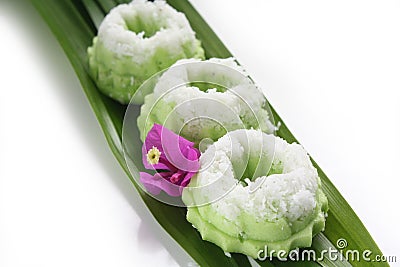 Kuih Seri Ayu - Malay traditional cake Stock Photo