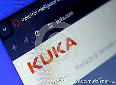 KUKA Robotics company Editorial Stock Photo