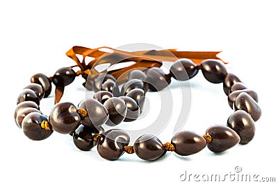 Kukui Nut Lei Stock Photo