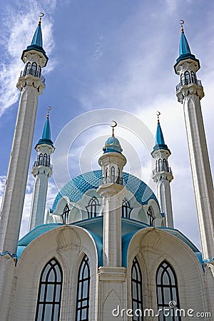 Kul Syarif Mosque Russia Stock Photo