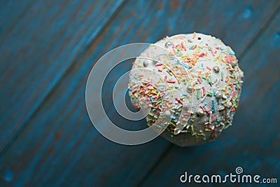 Kulichi, traditional Russian Easter cake Stock Photo