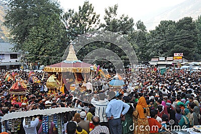 Kullu Dussehra festival at Kullu Himachal Pradesh Editorial Stock Photo