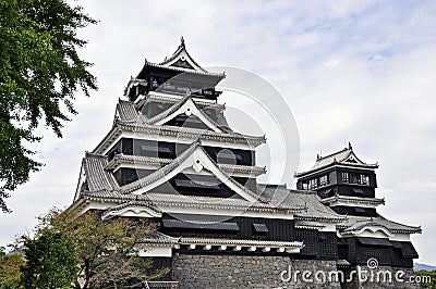 Kumamoto castle, Japan Stock Photo