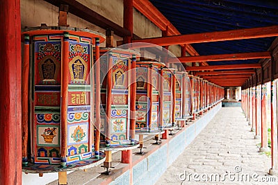 Kumbum Monastery , taersi, in Qinghai , China Stock Photo