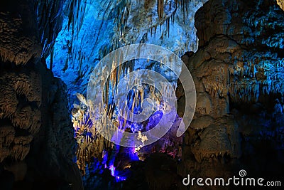 Kumistavi cave (Prometheus cave) Stock Photo