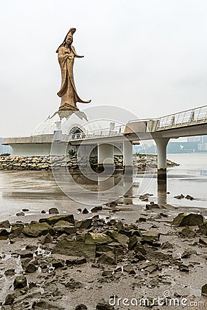 Kun iam Statue macau Stock Photo