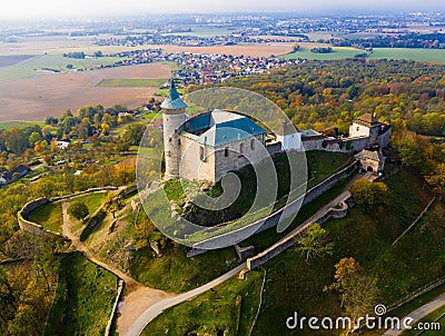 Kuneticka Hora Castle, Czech Republic Stock Photo