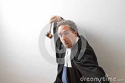 Kung fu lawyer Stock Photo