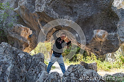 The Kunming Stone Forest, Shilin Editorial Stock Photo
