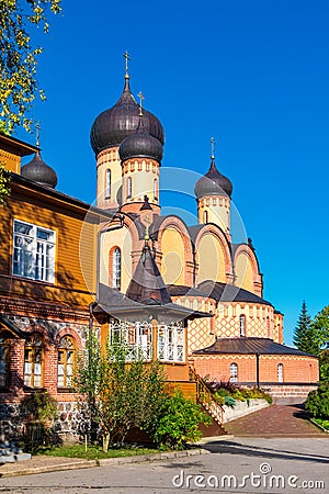 Kuremae Dormition Convent. Estonia Stock Photo