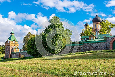 Kuremae Dormition Convent. Estonia, EU Stock Photo