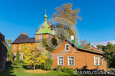 Kuremae Dormition Convent. Estonia Stock Photo