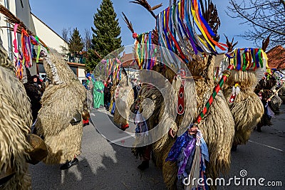 Kurents carnival Ptuj mask festival Editorial Stock Photo