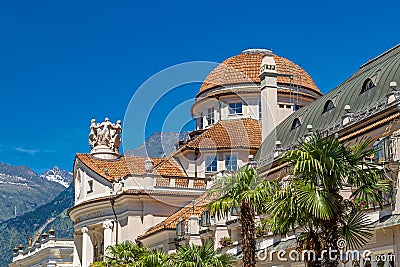 Kurhaus in Meran Editorial Stock Photo