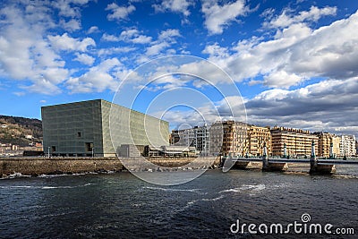 Kursaal congress center and auditorium Stock Photo