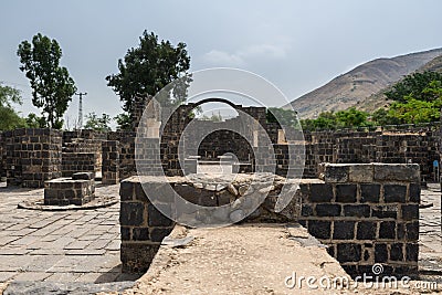 Kursi National Park at Golan Heights Stock Photo