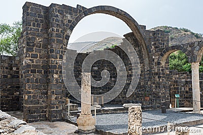 Kursi National Park at Golan Heights Stock Photo