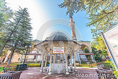 Kursunlu Mosque and Complex in Eskisehir, Turkey Editorial Stock Photo