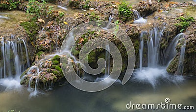 Kursunlu Waterfalls - little fragment Stock Photo