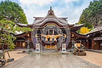 Kushida Shrine in Hakata, Fukuoka - Japan Stock Photo