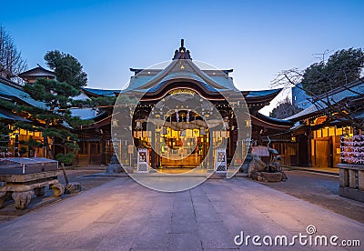 Kushida Shrine in Hakata, Fukuoka, Japan Stock Photo