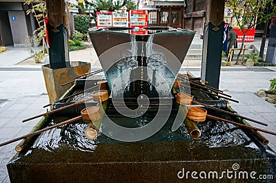 Kushida Shrine Stock Photo